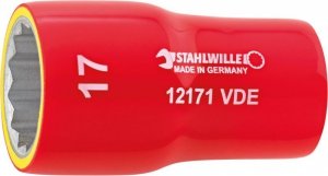 Nasadka 3/8 9mm, 12-kątna, krótka, izolowana 1000V VDE STAHLWILLE