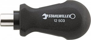 Wkrętak do końcówek typu BIT 1/4, z magnesem, wersja krótka, wewn. 6-kąt STAHLWILLE