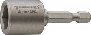 Nasadka 1/4 IMPACT 7mm, z zewn 6-kątem z magnesem STAHLWILLE