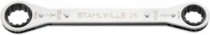 Klucz oczkowy grzechotkowy SPLINE DRIVE rozmiar 12x14mm (3/8x7/16) STAHLWILLE