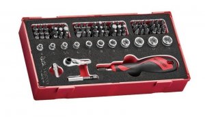 78-elementowy zestaw grotów wkrętakowych Teng Tools TEAMDQ78
