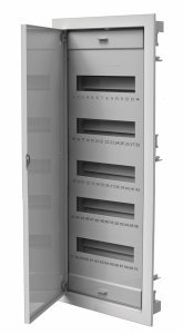 Rozdzielnica modułowa 5x12 podtynkowa z metalowymi drzwiami IP40 (C.1560)
