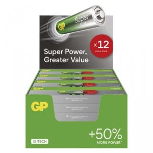 GP Bateria alkaliczna SUPER AAA (LR03) 12PP MB