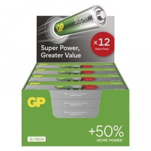 GP Bateria alkaliczna SUPER AA (LR6) 12PP MB