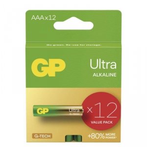 GP Bateria alkaliczna ULTRA AAA (LR03) 12PP