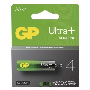 GP Bateria alkaliczna ULTRA PLUS AA (LR6) 4PP