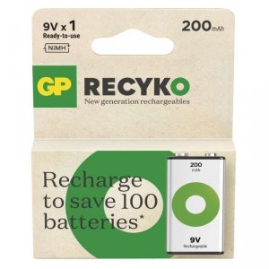 GP Akumulatorek ReCyko 9V 1PP /*MPP