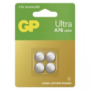 GP Ultra Bateria alkaliczna guzikowa A76U (LR44) 4BL
