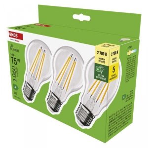 Żarówka LED Filament A60 A CLASS/ E27 / 5 W (75 W) / 1 060 lm / ciepła biel