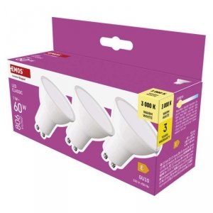 Żarówka LED Classic MR16 / GU10 / 7 W  (60 W) / 806 lm / ciepła biel
