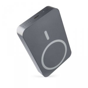 Powerbank EMOS WI 1046, 10 000 mAh, 20 W+Wireless, szary