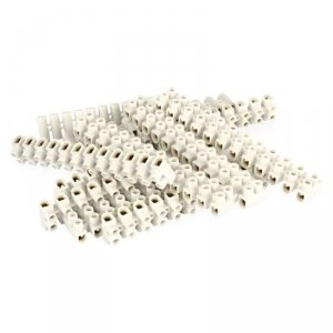 Listwa zaciskowa 4–6mm2, biała, 10 szt 