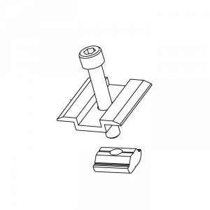 Klemy środkowe KLIK na panel 35-40mm 6 kpl
