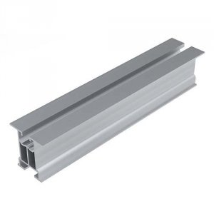 Profil aluminiowy bez ścianek bocznych z kanałem na śrubę teową i wpust, dł. 2220mm
