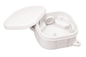 Puszka instalacyjna hermetyczna biała 92x92 klik bez zacisków A.0018 Pawbol 