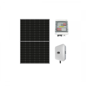 Zestaw fotowoltaiczny 8kW (moduły fotowoltaiczne DAS Solar 415W, falownik hybrydowy 3 fazy Huawei 8kW, rozdzielnica DC/AC hermetyczna, złączki MC4)