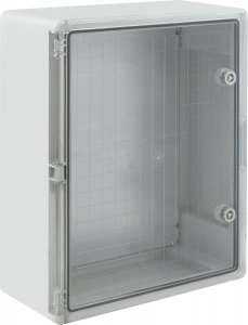 Obudowa szafka rozdzielcza hermetyczna IP65, 400mm, drzwi przeźroczyste, C.1705-P Pawbol