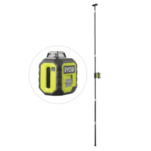 Zielony laser płaszczyznowy 360° i ramię teleskopowe 3,2 m RB360GLL-K Ryobi