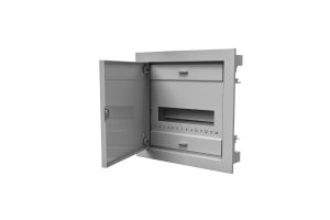 Rozdzielnica modułowa 1x12 podtynkowa z metalowymi drzwiami IP40 (C.1512)