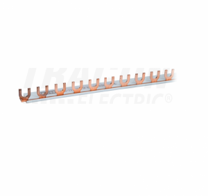 Listwa połączeniowa - widełkowa, max. 63A, 230/400VAC, 1P, 56modul, 1m (TFSS-1V)