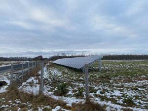 Konstrukcja fotowoltaiczna gruntowa na 36 paneli 15kW - zestaw elementów