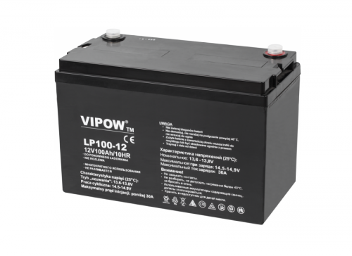 Akumulator żelowy VIPOW 12V 100Ah
