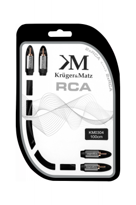 Kabel 2RCA-2RCA 1.0m Kruger&amp;Matz