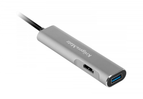 Adapter (HUB) USB typu C na HDMI/USB3.0/SD/MicroSD/C port