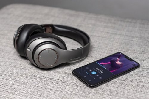 Bezprzewodowe słuchawki nauszne Kruger&amp;Matz model Street 3 Wireless, kolor czarny