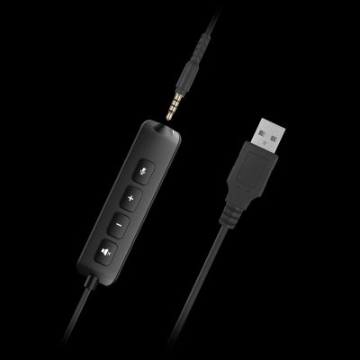 Słuchawki z mikrofonem do komputera ( USB ) Kruger&amp;Matz P3