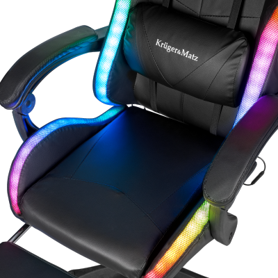 Fotel gamingowy Kruger&amp;Matz GX-150 Czarny LED