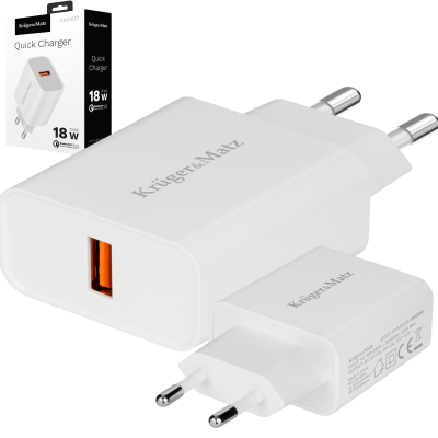 Ładowarka sieciowa Kruger&amp;Matz z funkcją Quick Charge