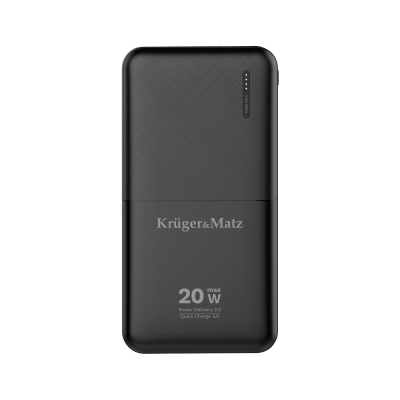 PowerBank Kruger&amp;Matz 10000 mAh Li-pol z funkcją QC oraz PD