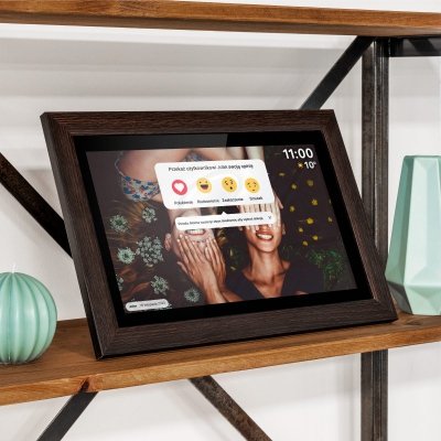 Cyfrowa ramka Kruger&amp;Matz na zdjęcia FRAMEO Wi-Fi 15&quot; drewniana ramka