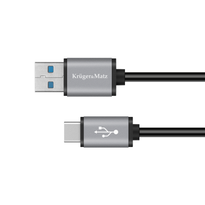 Kabel USB wtyk 3.0V - wtyk typu C 5 Gbps 1m Kruger&amp;Matz Basic