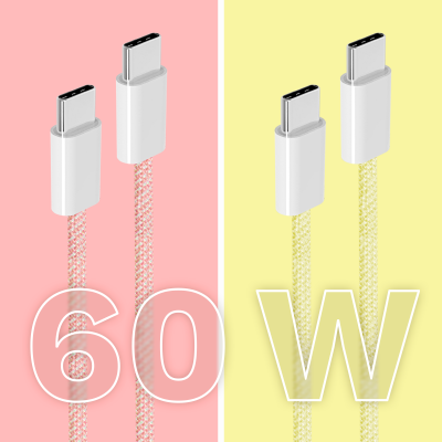 Kabel USB typu C - USB typu C 60 W 1 m żółty Kruger&amp;Matz Basic