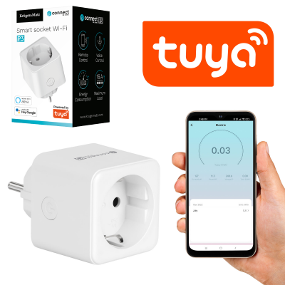 Gniazdo WiFi Kruger&amp;Matz Connect P3 Tuya
