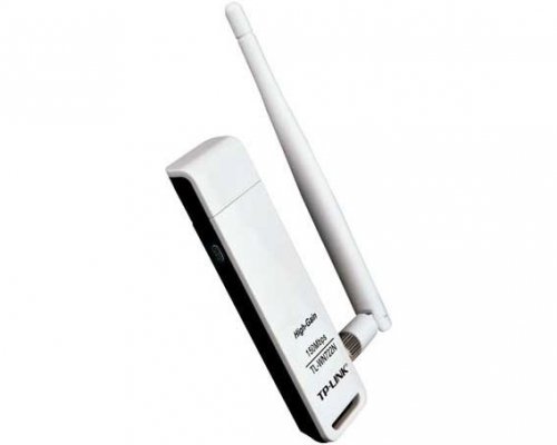 TP-LINK TL-WN722N Karta Wi-Fi  USB + antena 4dBi, b/g/n, 150Mb/s