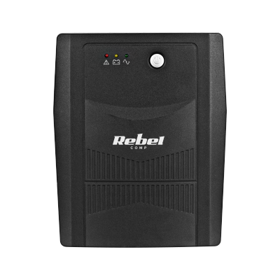 Zasilacz awaryjny UPS REBEL model Micropower 2000 (offline, 2000 VA / 1200 W, 230 V, 50 Hz)