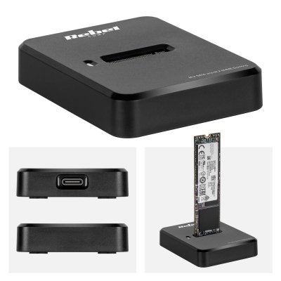 Stacja dokująca dysków NVME M2 (Mkey+ B+Mkey) USB typu C aluminiowa Rebel