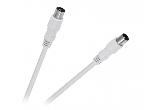 Kabel TV - VIDEO biały 1,5m