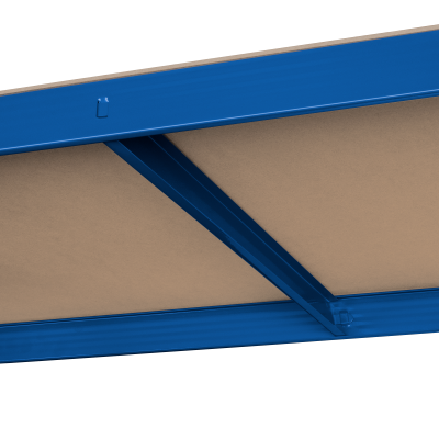 Regał metalowy magazynowy 180x90x40 niebieski  Rebel RB-1251BL