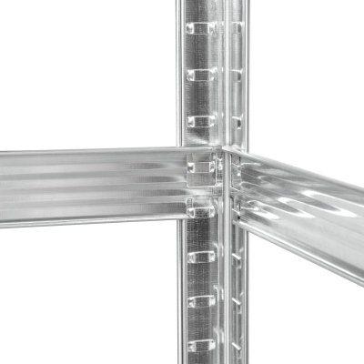 Regał metalowy magazynowy 180x90x40 czerwony Rebel RB-1251R