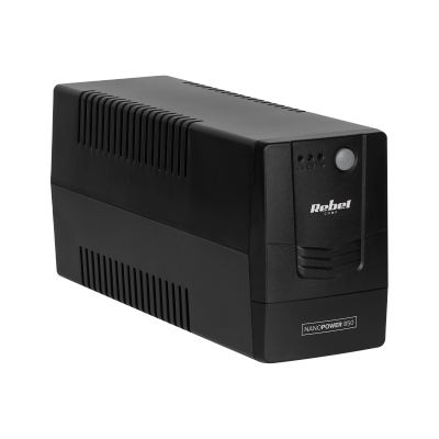 Zasilacz awaryjny komputerowy UPS REBEL model Nanopower 850 ( offline, 850VA / 480W , 230 V , 50Hz )