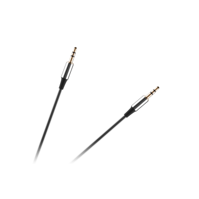 Kabel audio Jack 3.5 wtyk - wtyk REBEL spirala 100 cm