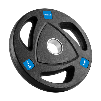 Obciążenie żeliwne olimpijskie gumowane zestaw 2x10kg, otwór 51mm , REBEL ACTIVE