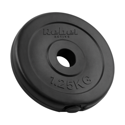 Obciążenie bitumiczne zestaw 4x1.25kg, otwór 31mm, talerz klasyczny, REBEL ACTIVE