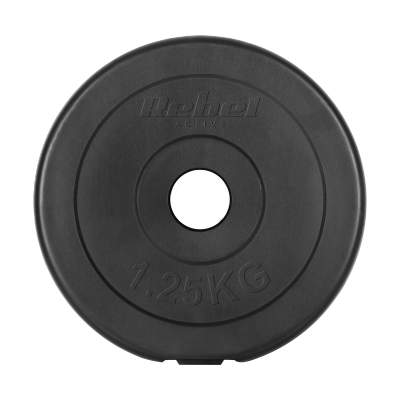 Obciążenie bitumiczne zestaw 4x1.25kg, otwór 31mm, talerz klasyczny, REBEL ACTIVE
