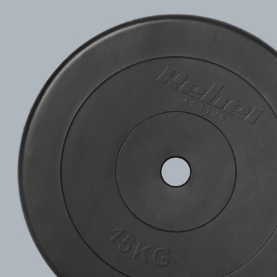 Obciążenie bitumiczne zestaw 2x15kg, otwór 31mm, talerz klasyczny, REBEL ACTIVE