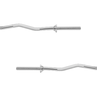 Gryf lekko łamany, sztanga 30mm 120cm 5.5kg max.170kg  REBEL ACTIVE